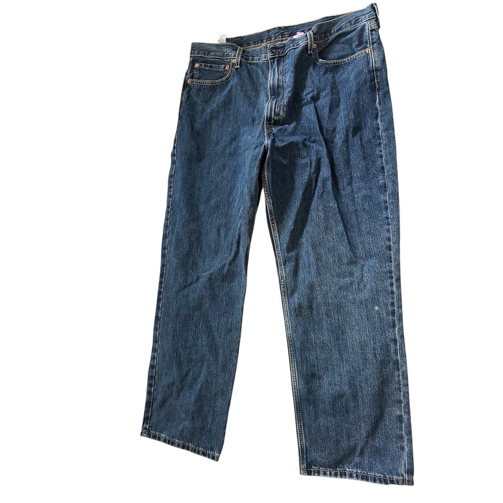 Men’s Levi’s 550 blue jeans denim 40x30 excellent 100% cotton dark casual